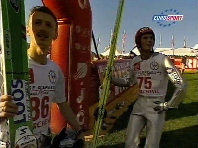 Adam Małysz i Wojciech Skupień (Eurosport)